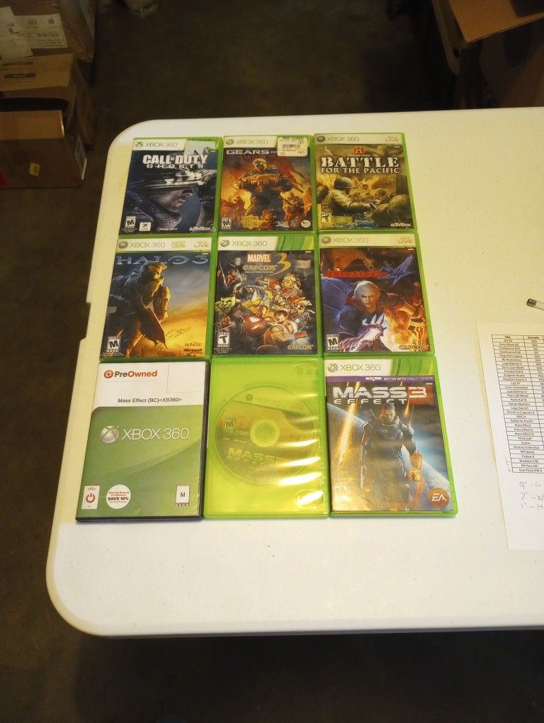 Xbox 360 Games Bundle