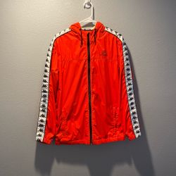 Kappa Windbreaker Hoodie Size Large