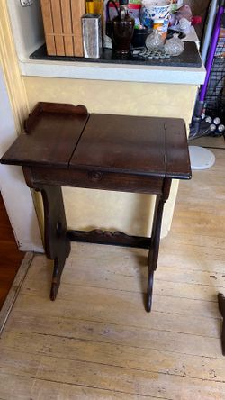 Italian wooden child’s desk or telephone desk
