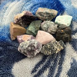 Raw crystals 