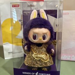 LABUBU × PRONOUNCE - WINGS OF FORTUNE Vinyl Plush Hanging Card