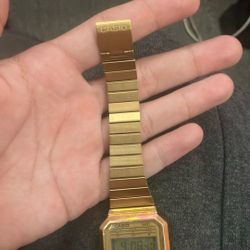 casio gold watch