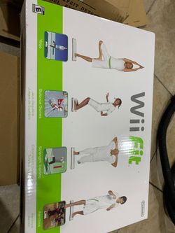 Wiifit balance board wit console