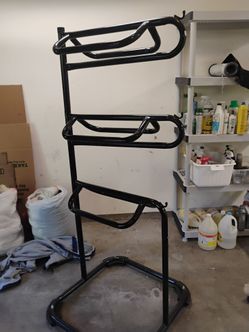 SADDLE RACK 3-tier swivel saddle rack