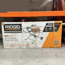 Ridgid 10” Job Site Table Saw With Stand 
