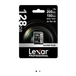 Lexmar 128 gb SD card silver