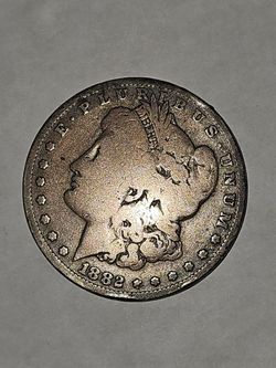 1882 Morgan Silver Dollar Coin