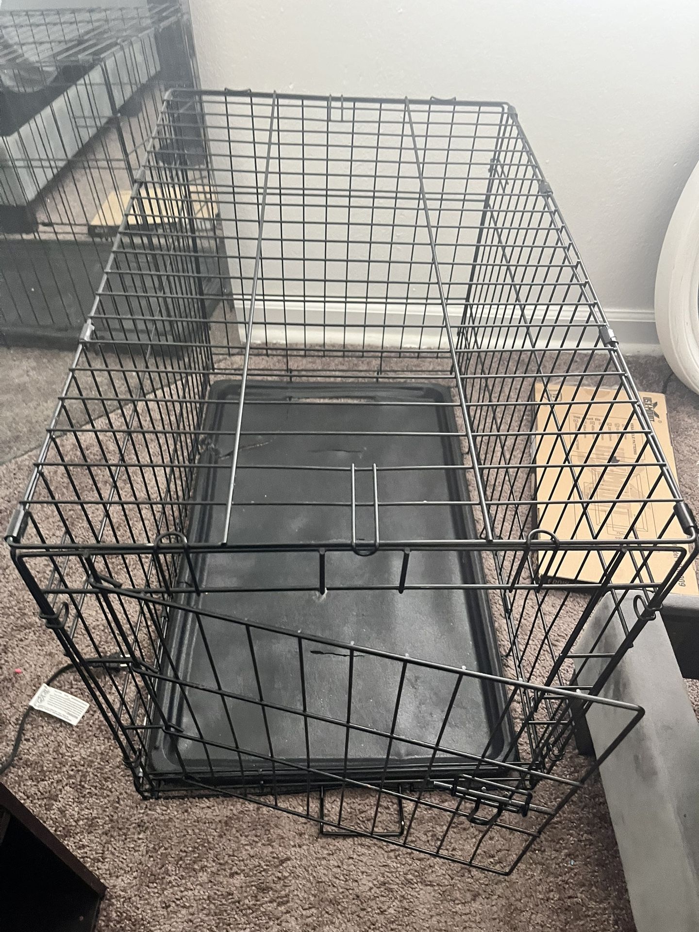 Medium sized dog cage