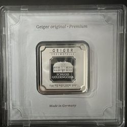 1oz Geiger Silver In Assay 