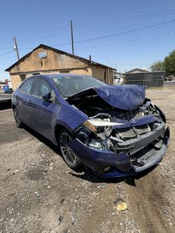 2016 Toyota Corolla  Auto S for parts