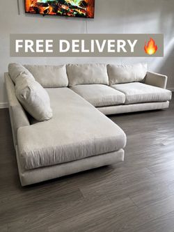 West Elm Haven 2-Piece Bumper Chaise Sectional 🛋️