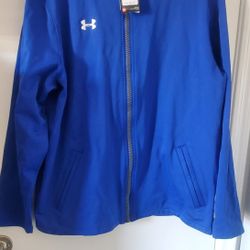 Men's XL Under Armour Windbreaker Jacket Fleece-lined