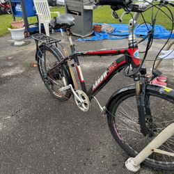 several bicycles for sale