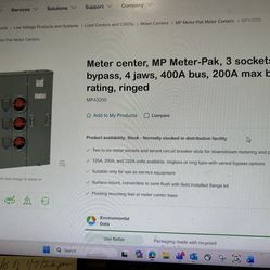 Square D  MP43200 Meter Pack