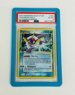 Vaporeon goldstar PSA 4