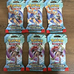 Journey Together Sleeved booster 6 packs Sealed