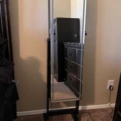 Mirrored Jewelry Box