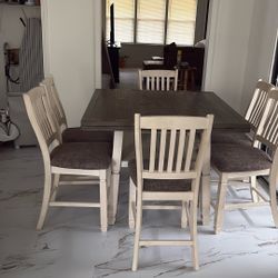 High top  Round Countertop Drop Leaf Done A Table