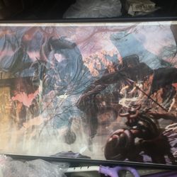 Nice Framed Large Print Dragonslayer Only $20