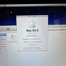 MacBook Pro Mac OS X 2012 13”