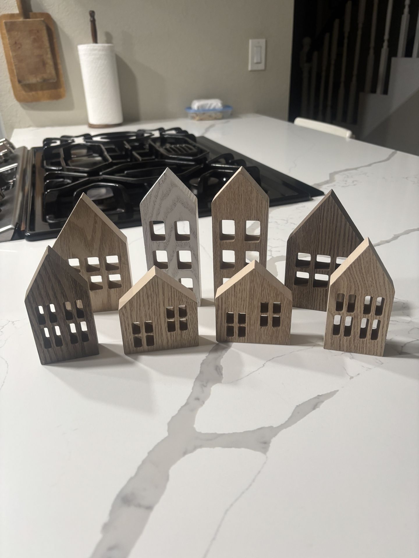 Assorted Wooden Houses
