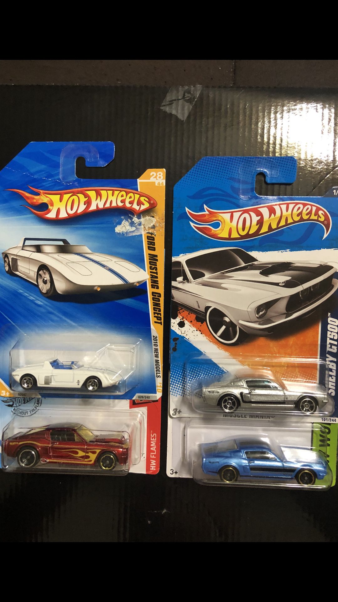 Hot Wheels Shelby GT500’s & Concept Car (set of 4)