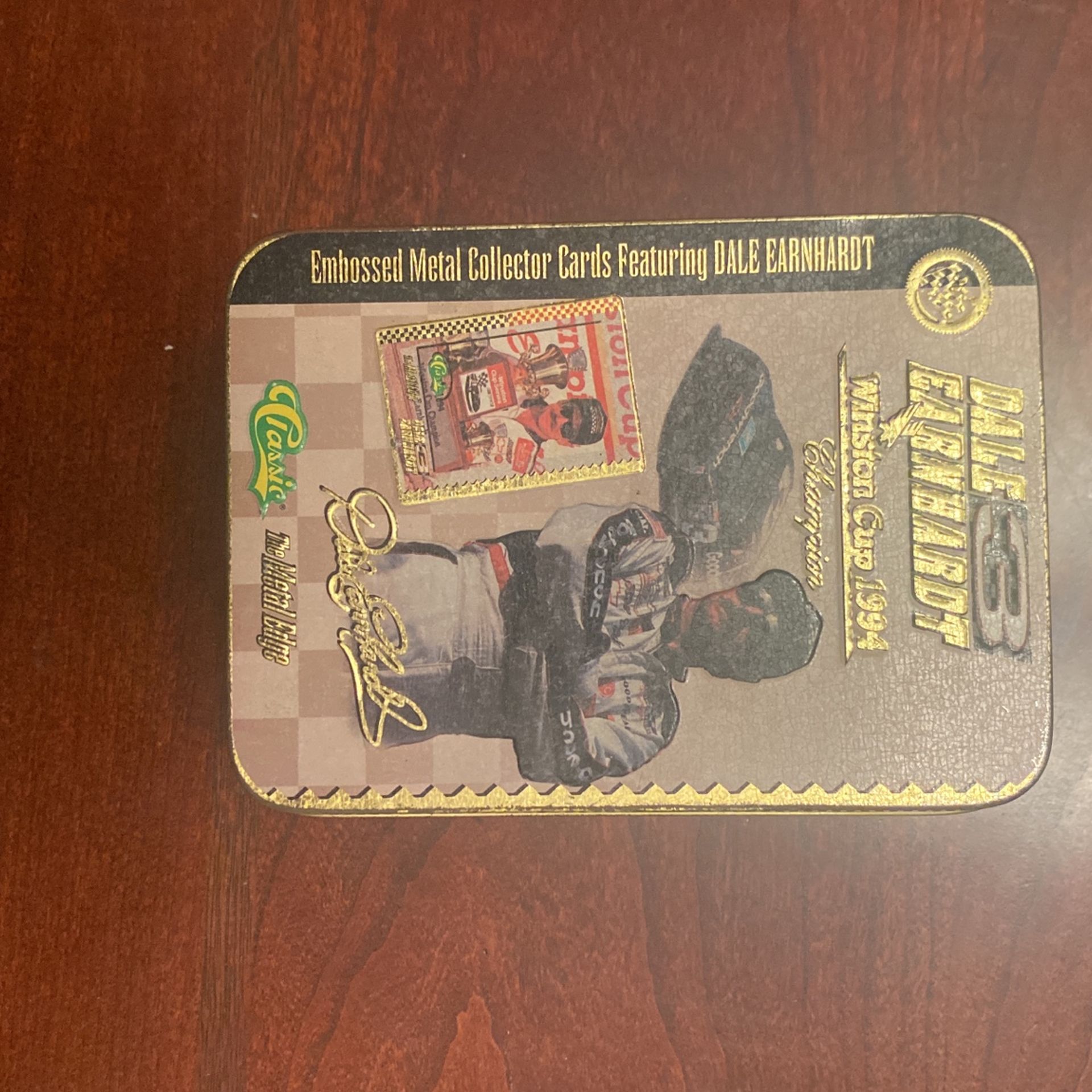 Dale Earnhardt Collective Metal Embossed 5 Card Tin