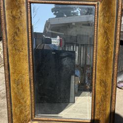 Vintage Decorative Gold Framed Wall Mirror