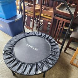 40″ Jump Trampoline with Handle for Fitpulse Workout
