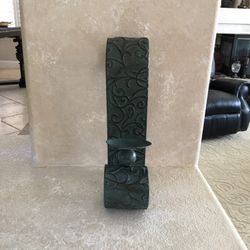 (30% off pick up) TUSCAN 16” x 4” Metal Pillar Candle Holder