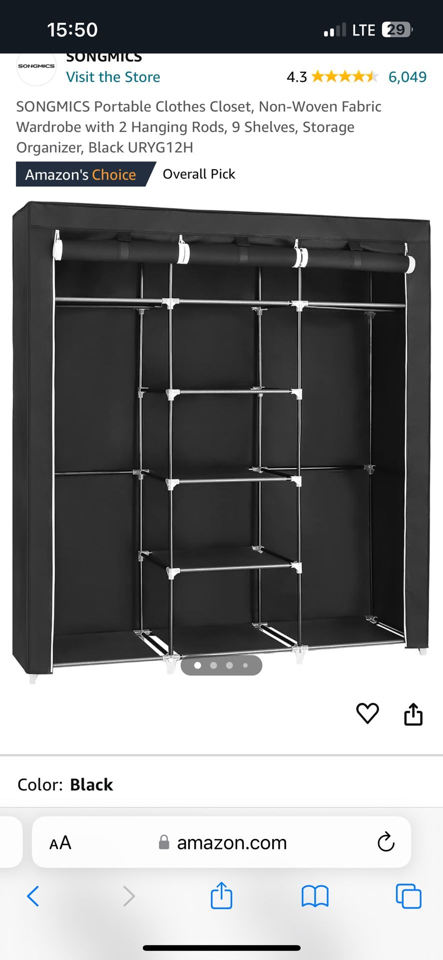 Portable Clothes Closet