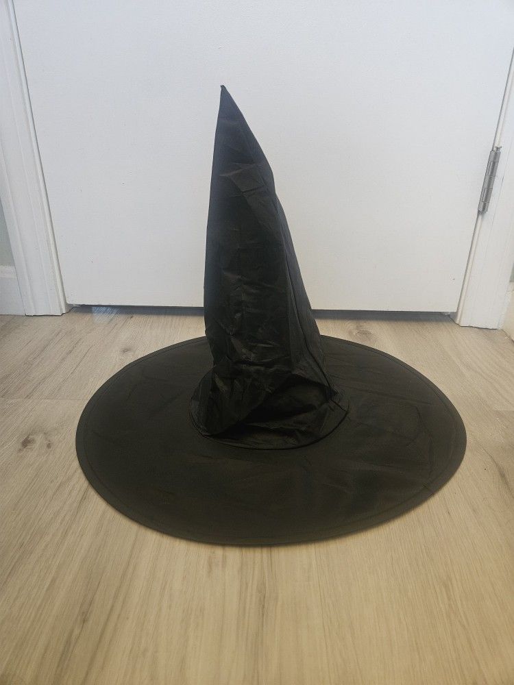 Black Halloween Witch Hat