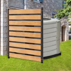38"W 60"H Air Conditioner Fence Outdoor Privacy Fence Decorative Trash Can Panel