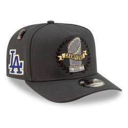 Dodgers World Series Champs New Era Snapback with Hat Pin