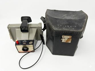 Vintage Polaroid Big Swinger 3000 Land Camera with Original Carrying Case
