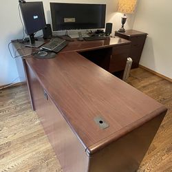 HON Wood Desk