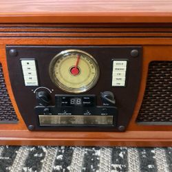 Vinyl Record In Radio In City Player