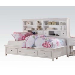 ACME Lacey Daybed w/Storage (Twin)-White - $906