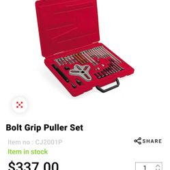 Snap  On Bolt Grip Puller Set