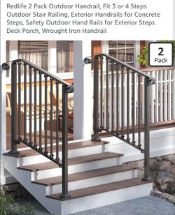 2 Pack Outdoor Handrails