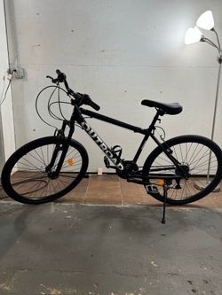 Outroad 26 Inch Mountain Bike, 21-Speed/High-Carbon Steel/Aviation Grade Frame, Dual Disc/V Brake, Adjustable Ergonomic Seat Bycycle for Men Women Adu