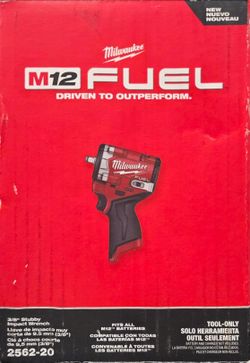 Milwaukee fuel m12 stubby 3/8
