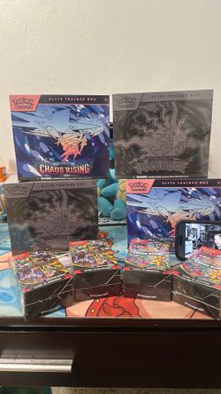 Pitch black Chaos rising Etb booster bundle