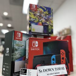 Nintendo Switch V2 / Nintendo Switch Oled / Nintendo Switch Oled With Game Bundle - $1 DOWN PAYMENT - NO CREDIT NEEDED