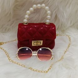 Crossbody Bag And Sunglass For Girl 