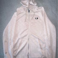 Tan Zip Up Nike Fleece