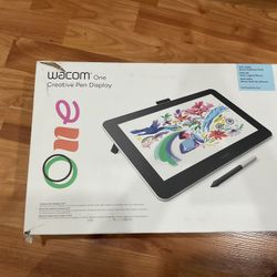 Wacom One Creative Pen Display Brand New Open Box