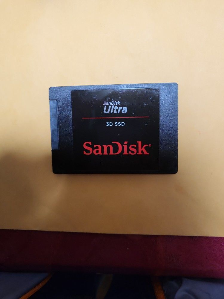 SanDisk Ultra 3D 512GB SSD SATA III 6 Gb/s 2.5 inch 7 mm SDSSDH3-512G 500GB