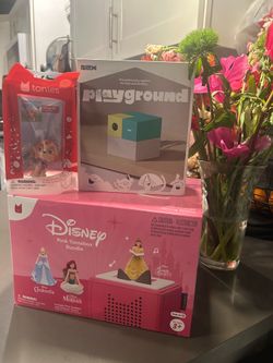 Disney Pink Toniebox + Nex playground Bundle! BRAND NEW + free tonie