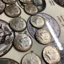 Toned Kennedy Half Dollar BU Uncirculated Mint State 40% Silver 50c US Coin $15 Each